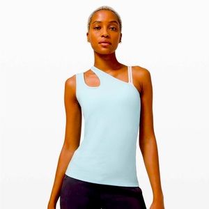 NWT Lululemon LA Double Strap Shoulder Tank Color: Blue Glow, Size: 10